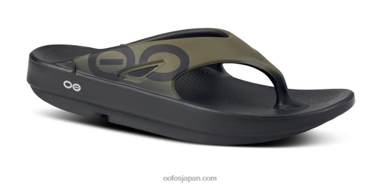 タクティカルグリーン HNHLF111 メンズオリジナルスポーツサンダル OOFOS