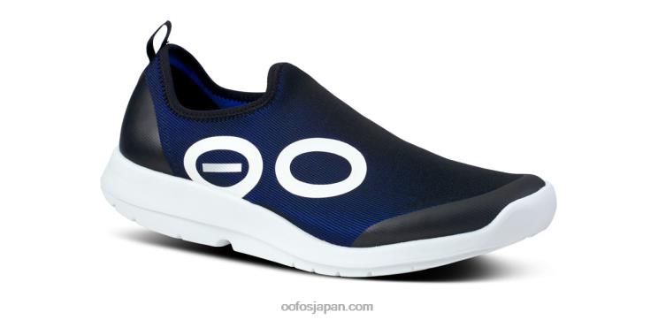 海軍 HNHLF149 メンズ OOMG スポーツ ロー シューズ OOFOS