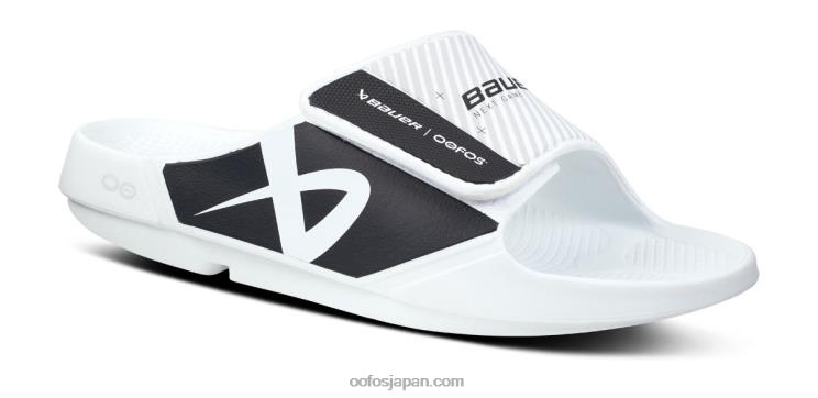 白 HNHLF18 レディース ooahh スポーツ フレックス サンダル OOFOS