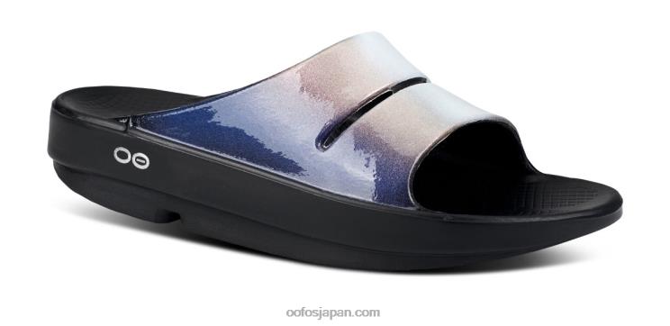 カリプソ HNHLF33 レディース ウーアー リュクス スライド サンダル OOFOS