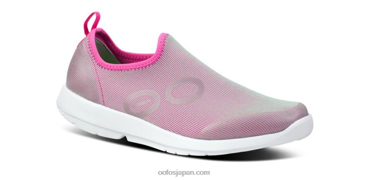 フクシア HNHLF72 女性用 OOMG スポーツ ローシューズ OOFOS
